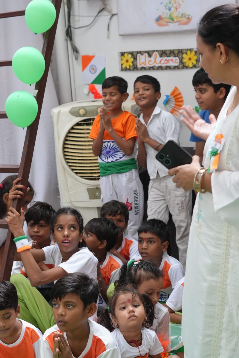 Children learning happily at Navankur School